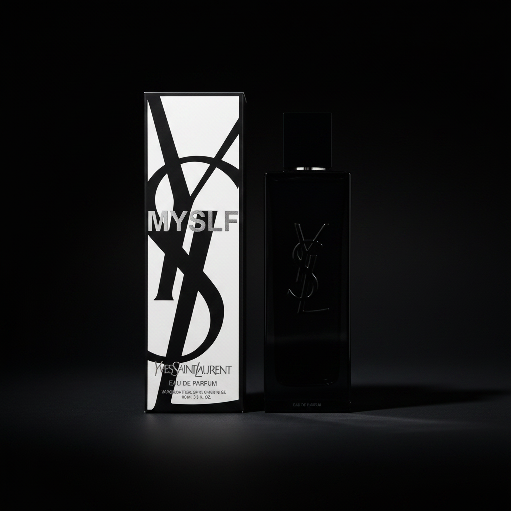 YSL MYSLF on black background